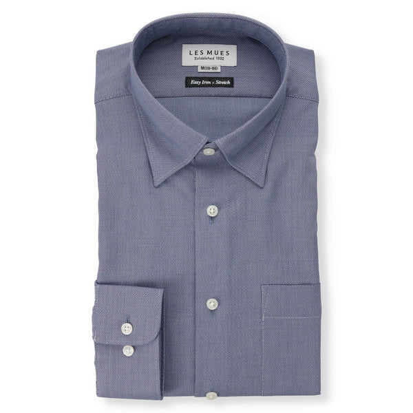 Comfort Snap Button-Down Shirt - Navy [A09_DED547-00] | AOKI GLOBAL