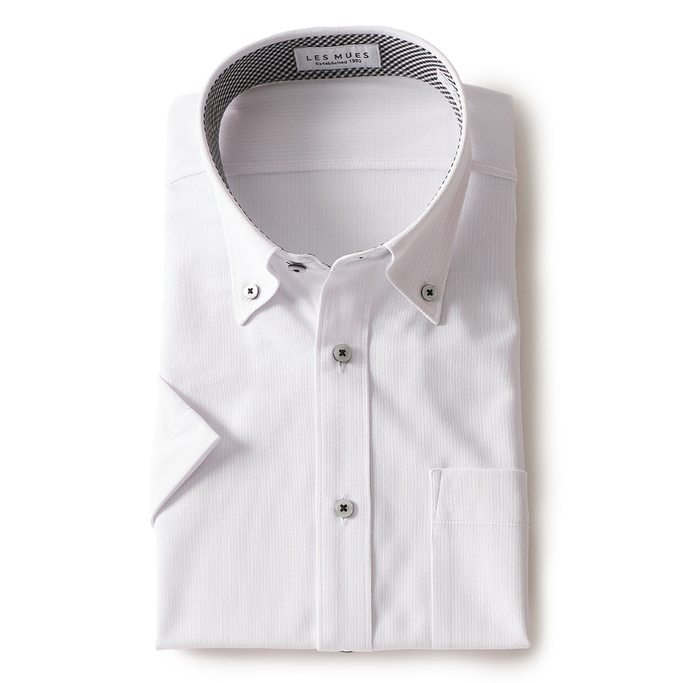 Aircool Non-iron Button-down Short Sleeve Shirt