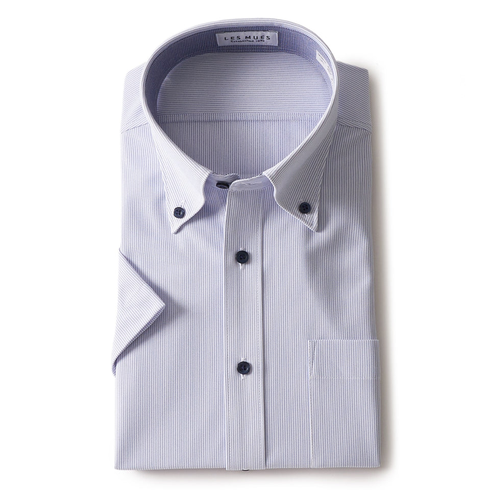 Aircool Non-iron Button-down Short Sleeve Shirt