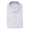 Japanese Fabric Aircool Non-iron Button-down Short Sleeve Shirt - Blue_01
