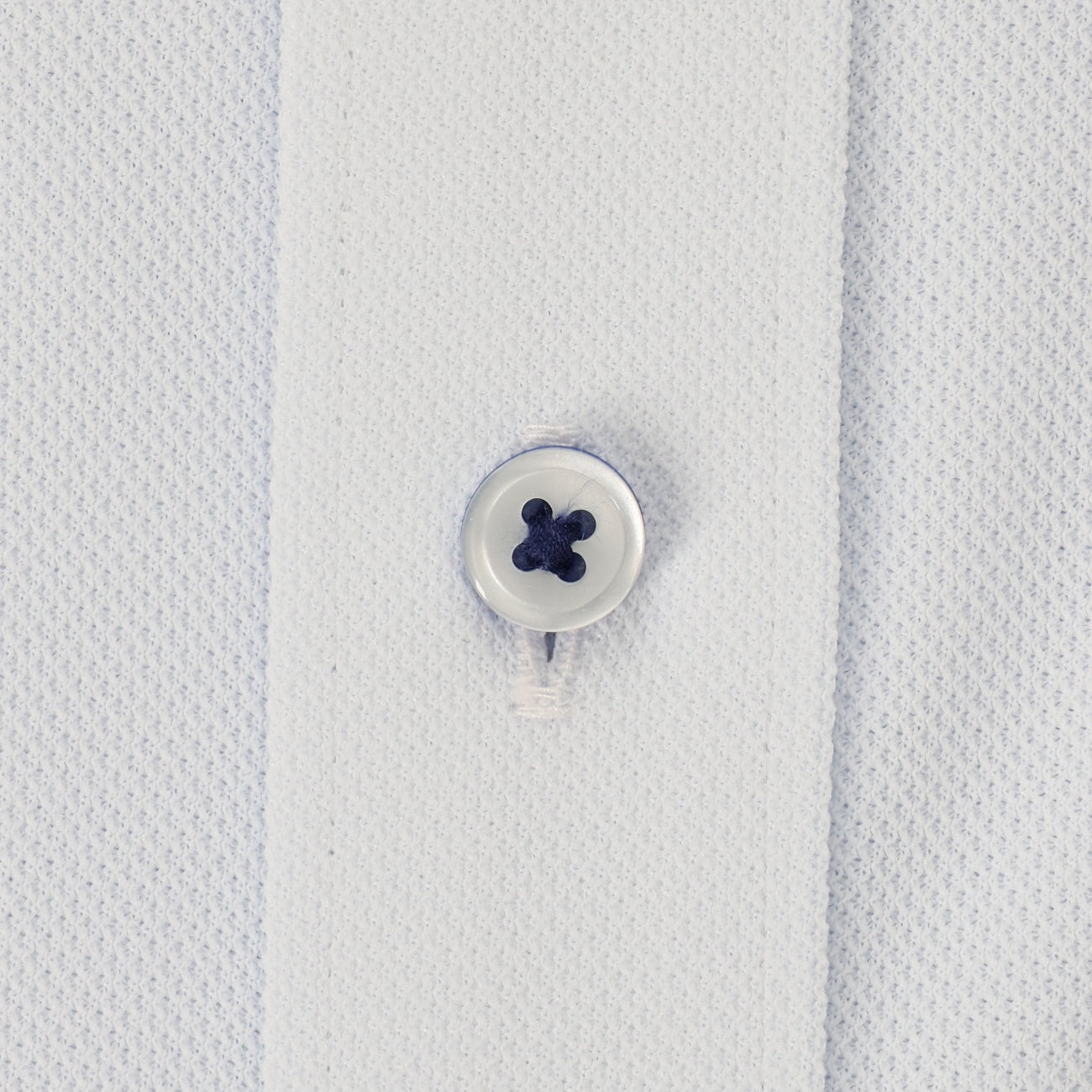Japanese Fabric Aircool Non-iron Button-down Short Sleeve Shirt - Blue_02