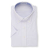 Japanese Fabric Aircool Non-iron Button-down Short Sleeve Shirt - Blue_01