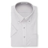 Japanese Fabric Aircool Non-iron Button-down Short Sleeve Shirt - Gray_01