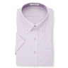 Japanese Fabric Aircool Non-iron Button-down Short Sleeve Shirt - Pink_01