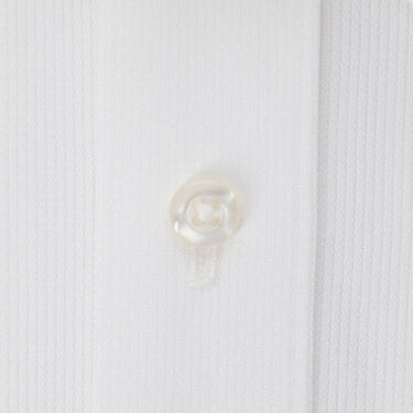 Japanese Fabric Non-iron Super Stretch Button-down Shirt - White_02
