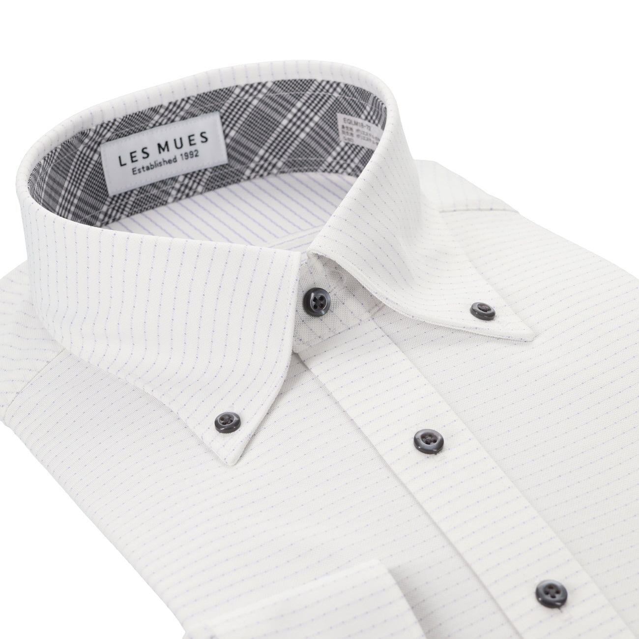 Japanese Fabric Aircool Non-iron Super Stretch Button-down Shirt - Lavender_03