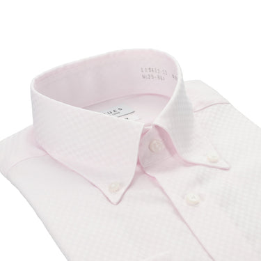 Non-iron Cotton Button-down Collar Shirt - Pink_03