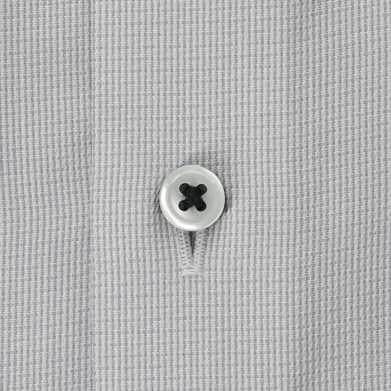 免燙全棉開領襯衫 -灰