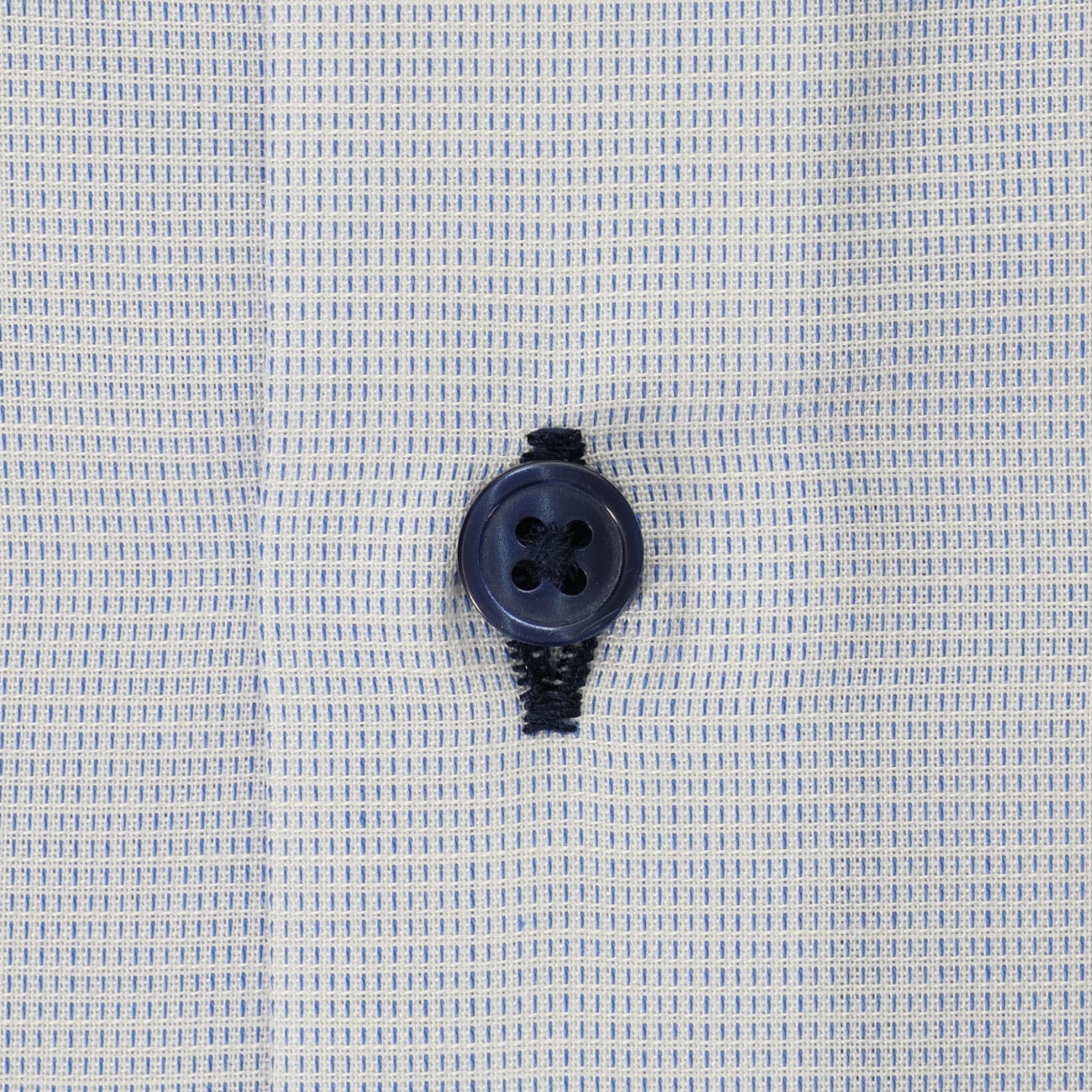 Aircool 免熨烫 棉质钮扣领衬衫 Short 衬衫 - Blue_02