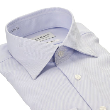 Non-iron Cotton Spread Collar Shirt - Blue_03