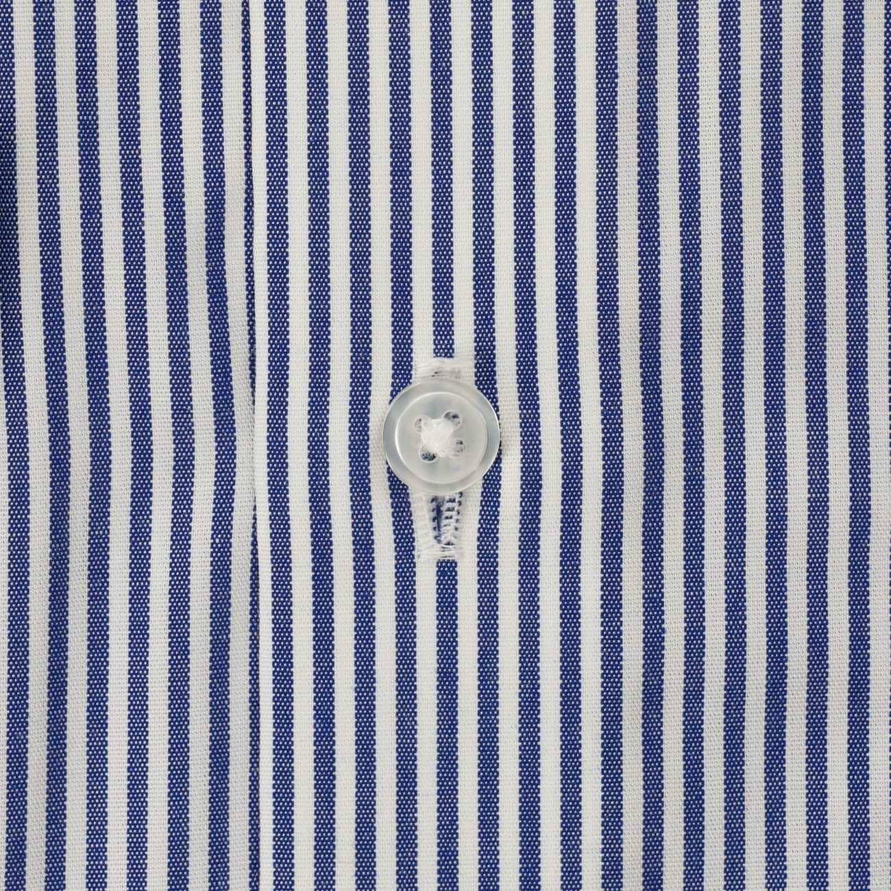 Non-iron Cotton Spread Collar Stripe Shirt - Blue_02