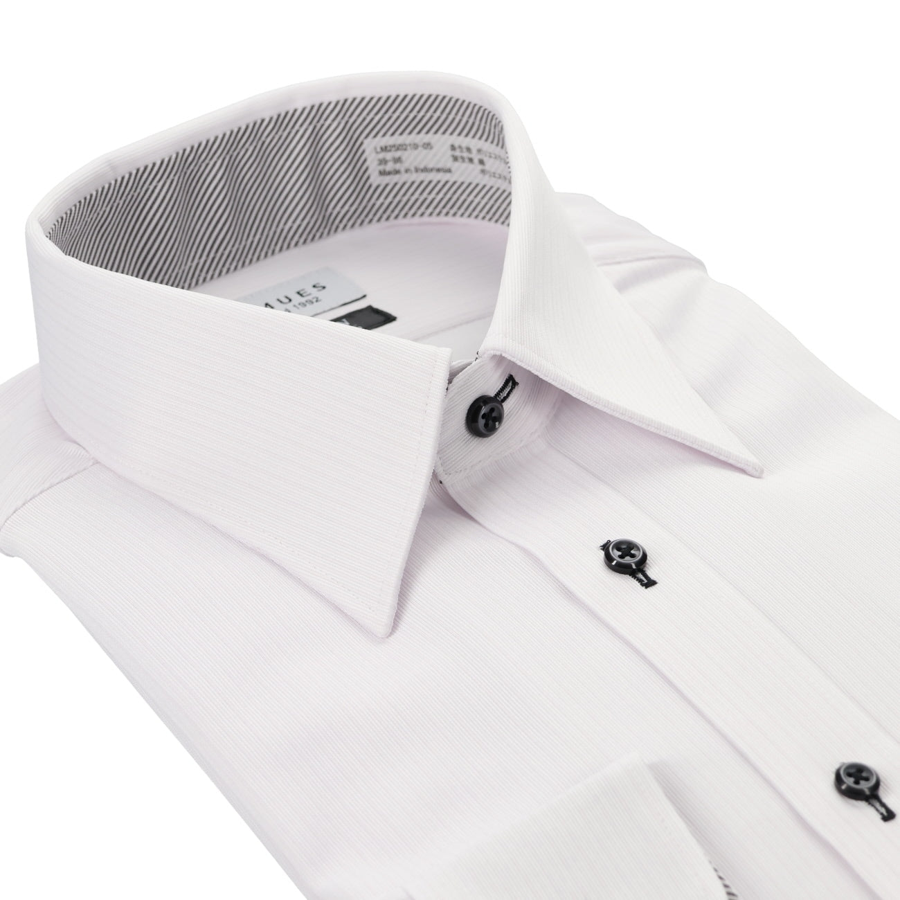 Non-iron Super Stretch Point Collar Shirt - White_03