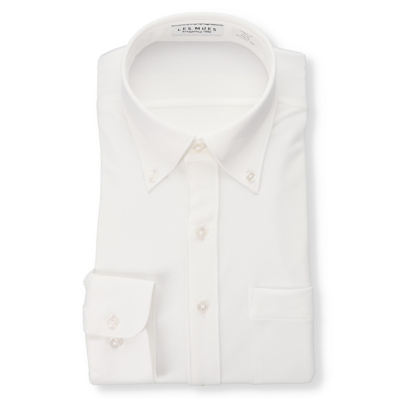 Aircool Japanese Fabric Non-iron Button-down Shirt - White_01