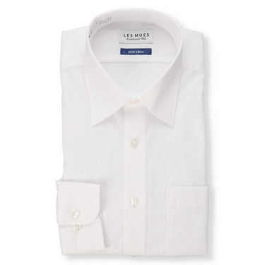 Non-iron Point Collar shirt - White_01