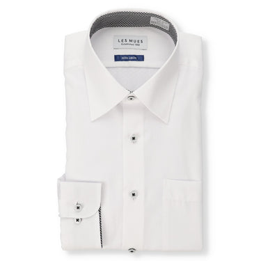 Non-iron Point Collar shirt - White_01