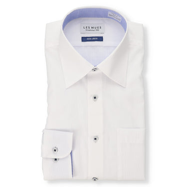 Non-iron Point Collar shirt - White_01