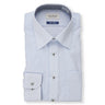 Non-iron Point Collar shirt - Blue_01