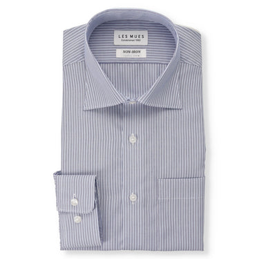 Non-iron Cotton Wide Collar Shirt_01