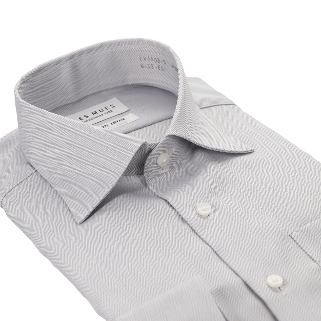 Non-iron Cotton Wide Collar Shirt_03