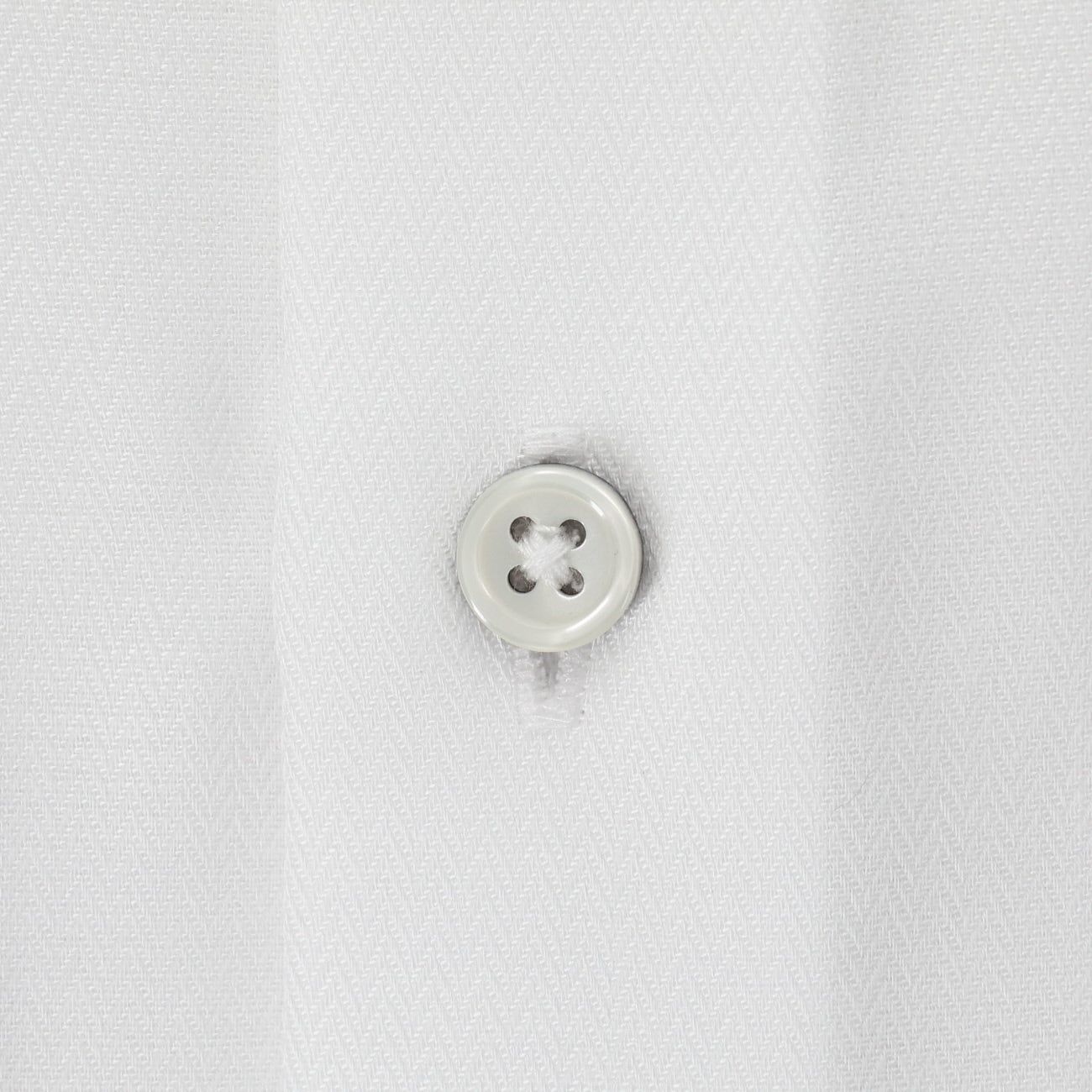 Non-iron Cotton Spread Collar Shirt - White_02