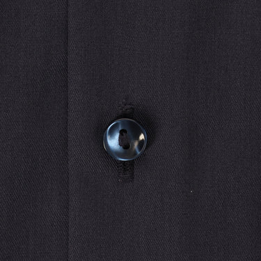 Non-iron Spread Collar Slim Shirt - Navy_02