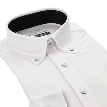 Japanese Fabric Non-iron Button-down Shirt - White_03