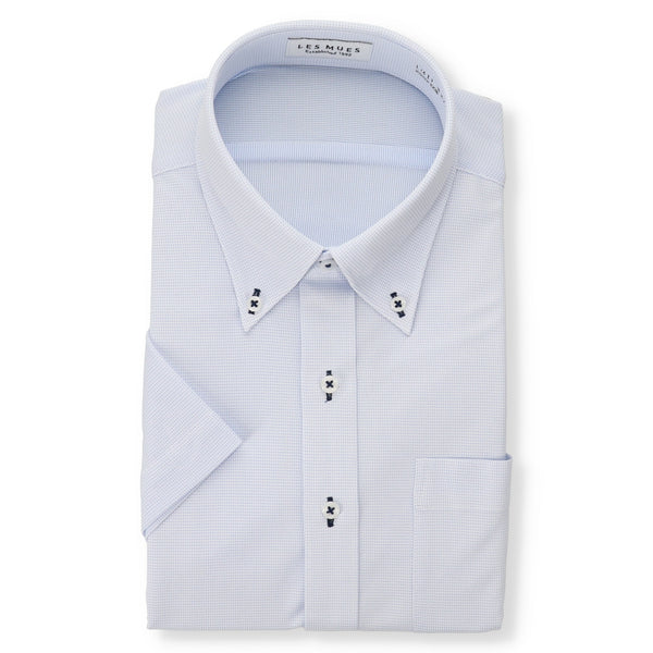 [COLN] screen nylon shirt (3c) シャツ Aircool Non-iron Super Stretch Button-down Short Sleeve