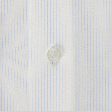 Non-iron Point Collar Stripe Shirt - Blue_02