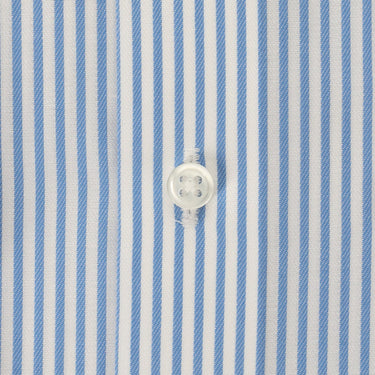 Non-iron Spread Collar Stripe Shirt - Blue_02
