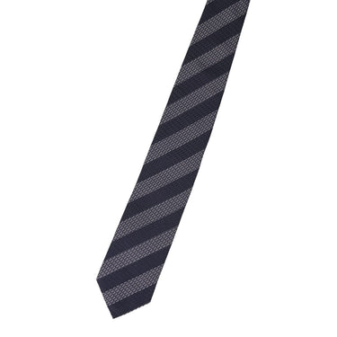 Japan Made Italian Fabric Striped Tie -05