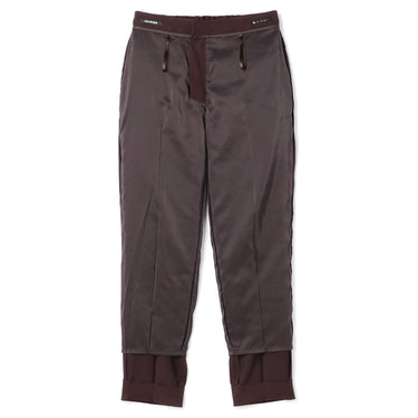 2-way Stretch Brown Semi-tapered Pants_09