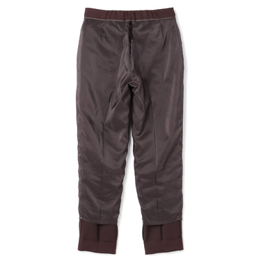 2-way Stretch Brown Semi-tapered Pants_10