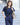 Linen-like Cropped Pants - Navy_06