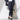 Linen-like Cropped Pants - Navy_01