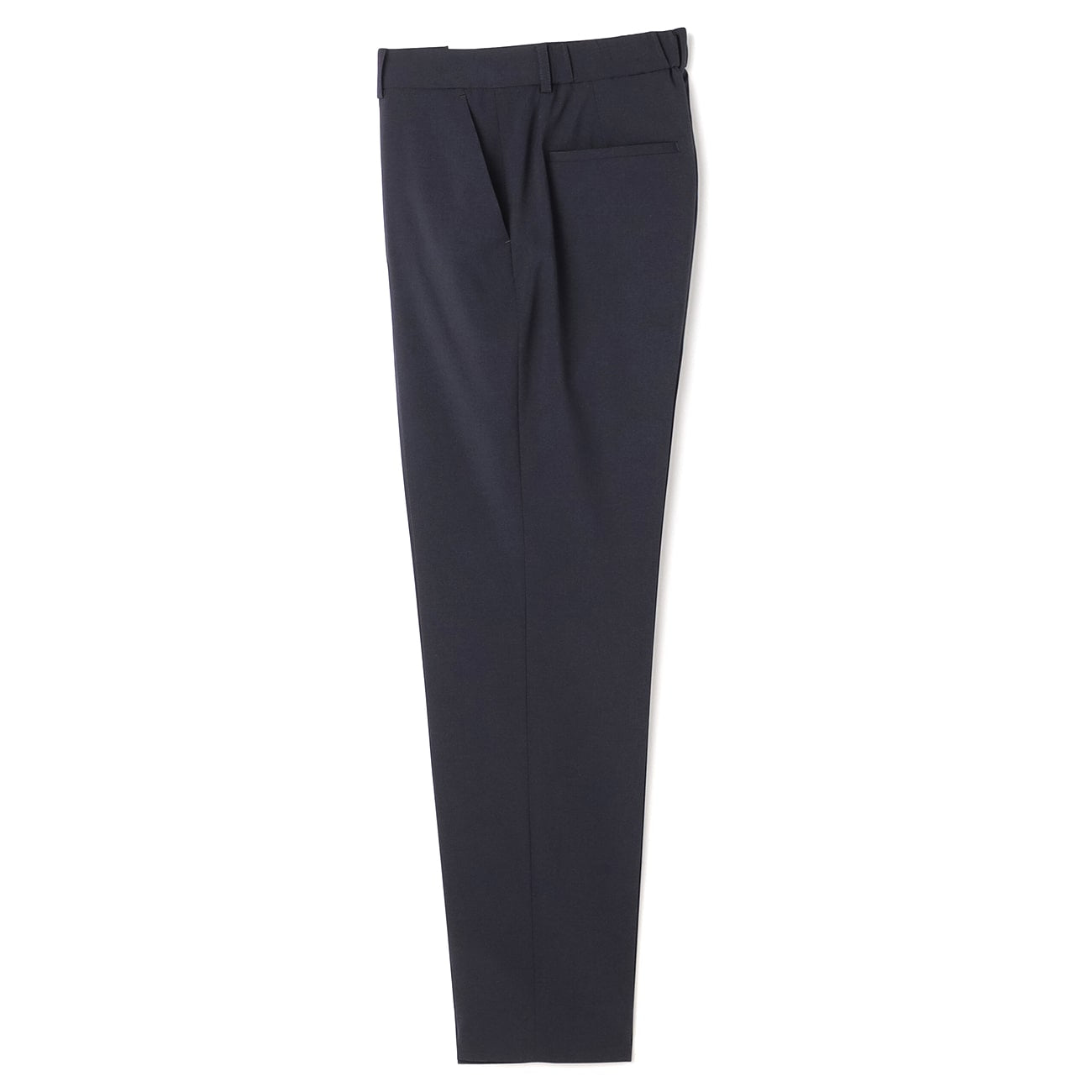 RIRANCHA Stretch Cropped Pants - Navy_04