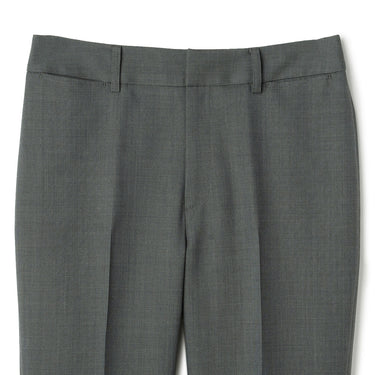 Pin Dot Cropped Pants - Gray_05