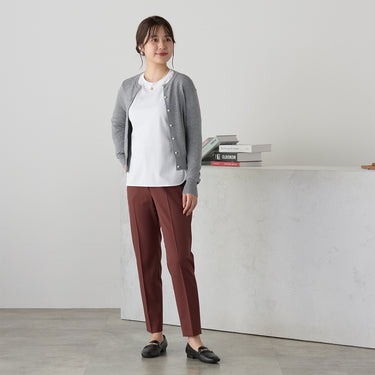 Smart Silhouette Wine Red Pants_09