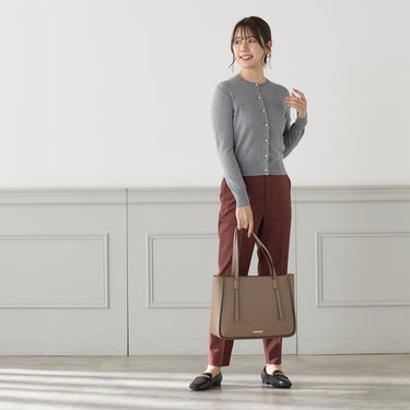 Smart Silhouette Wine Red Pants_14