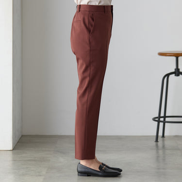 Smart Silhouette Wine Red Pants_12