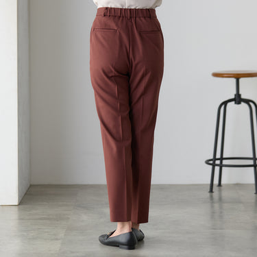 Smart Silhouette Wine Red Pants_15