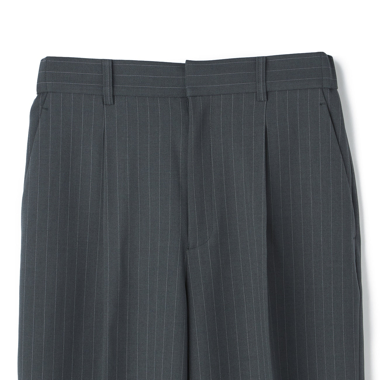 芭蕾舞条纹宽松长裤 -灰