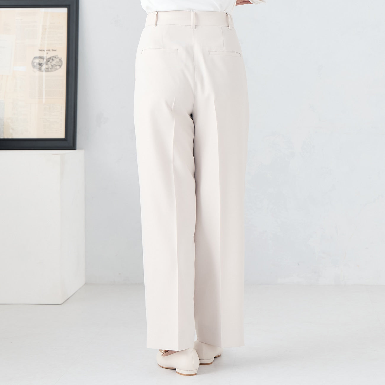 芭蕾舞宽裤 - 米色_06