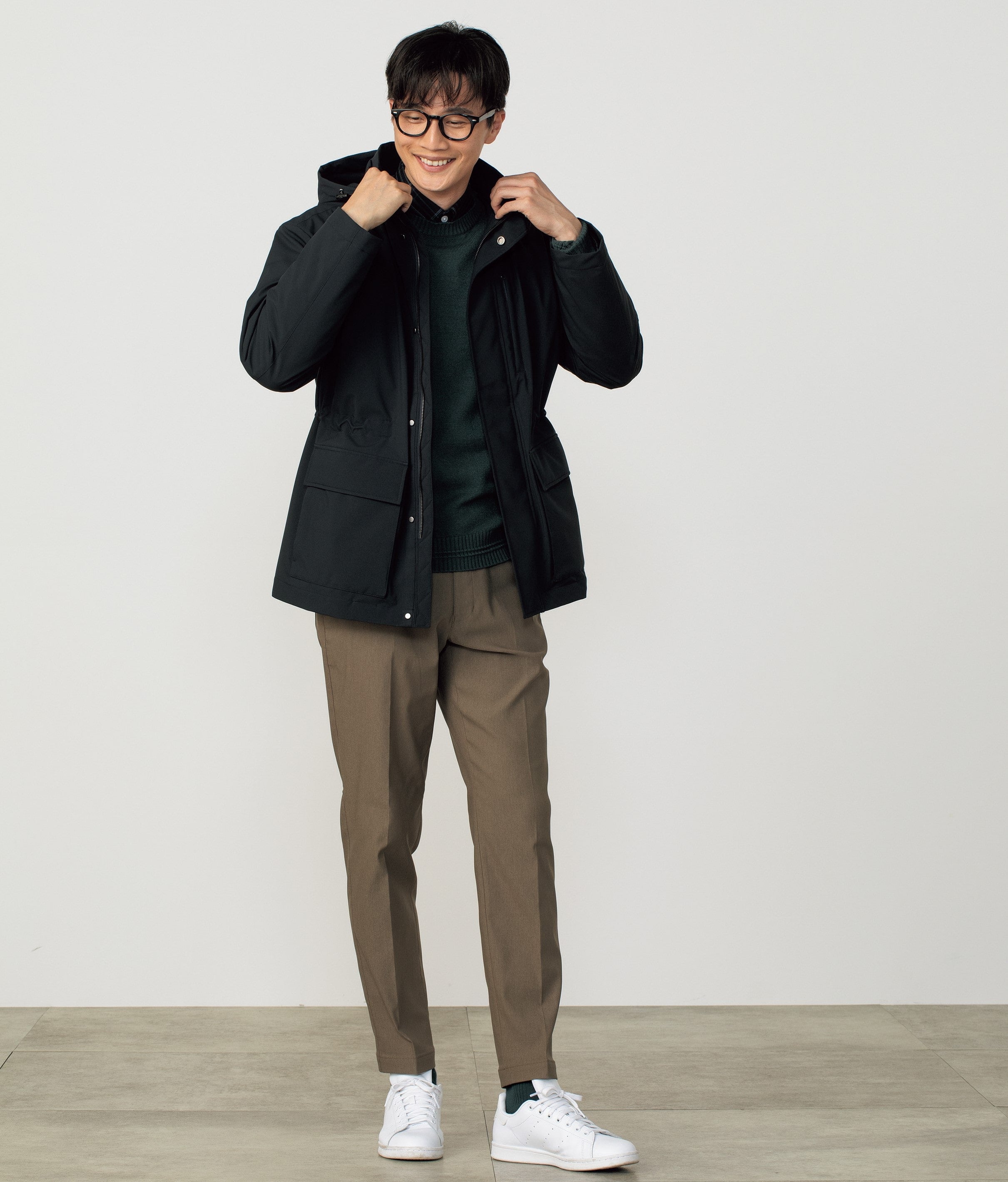 Stretch 10 Pockets Hooded Outerwear_04