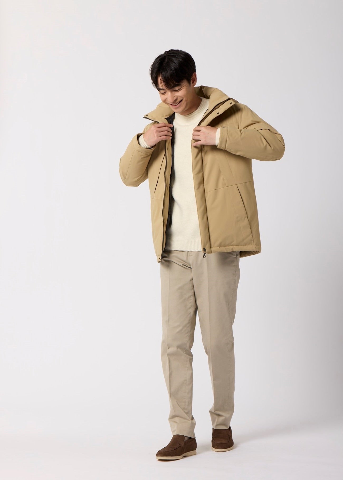 防潑水 羽絨外套（可拆式連帽）_02