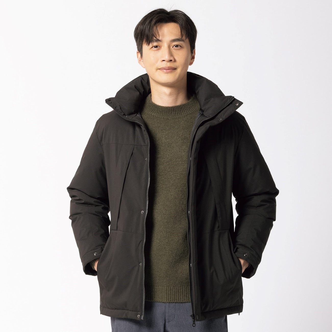 防潑水 Down Parka 附可拆式連帽_08