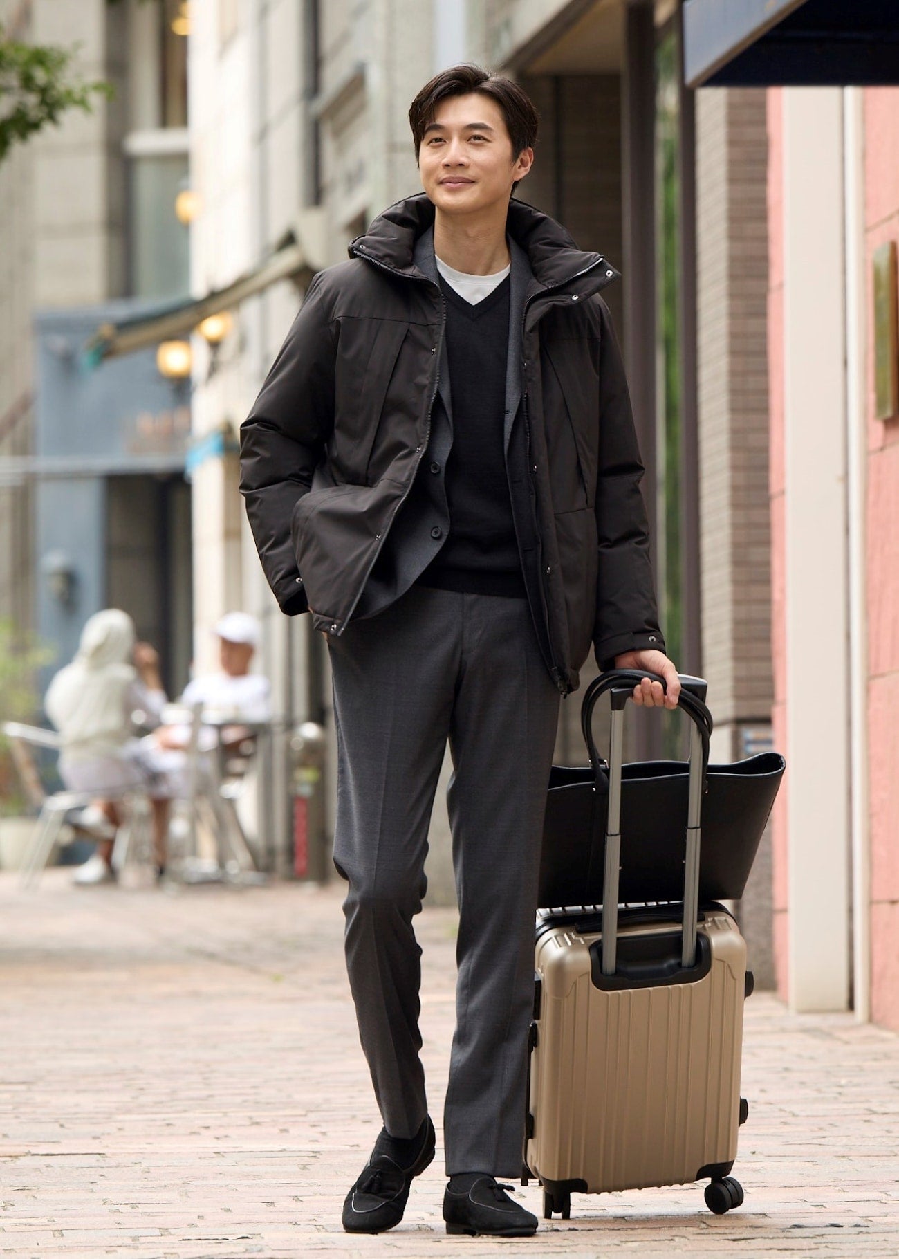 防潑水 羽絨外套（可拆式連帽）_12