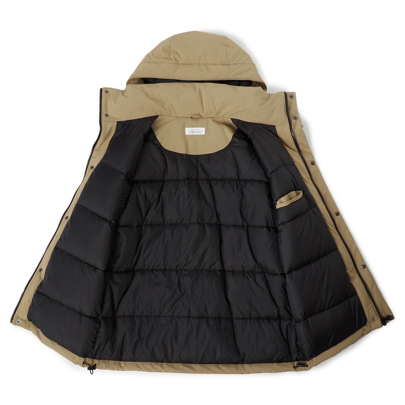 防潑水 羽絨外套（可拆式連帽）_07