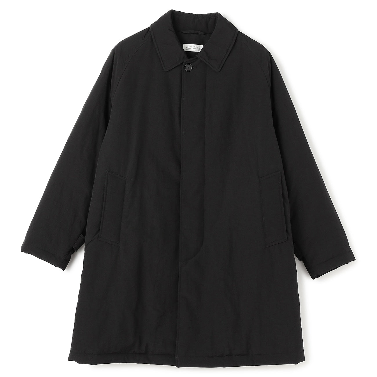 Water-Repellent Padded Balmacaan Coat_05