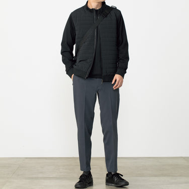 BIZ MOVE Combined Fabric Blouson_05