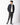 Pajama Suits Printed Jersey Shirt Jacket - Navy_03